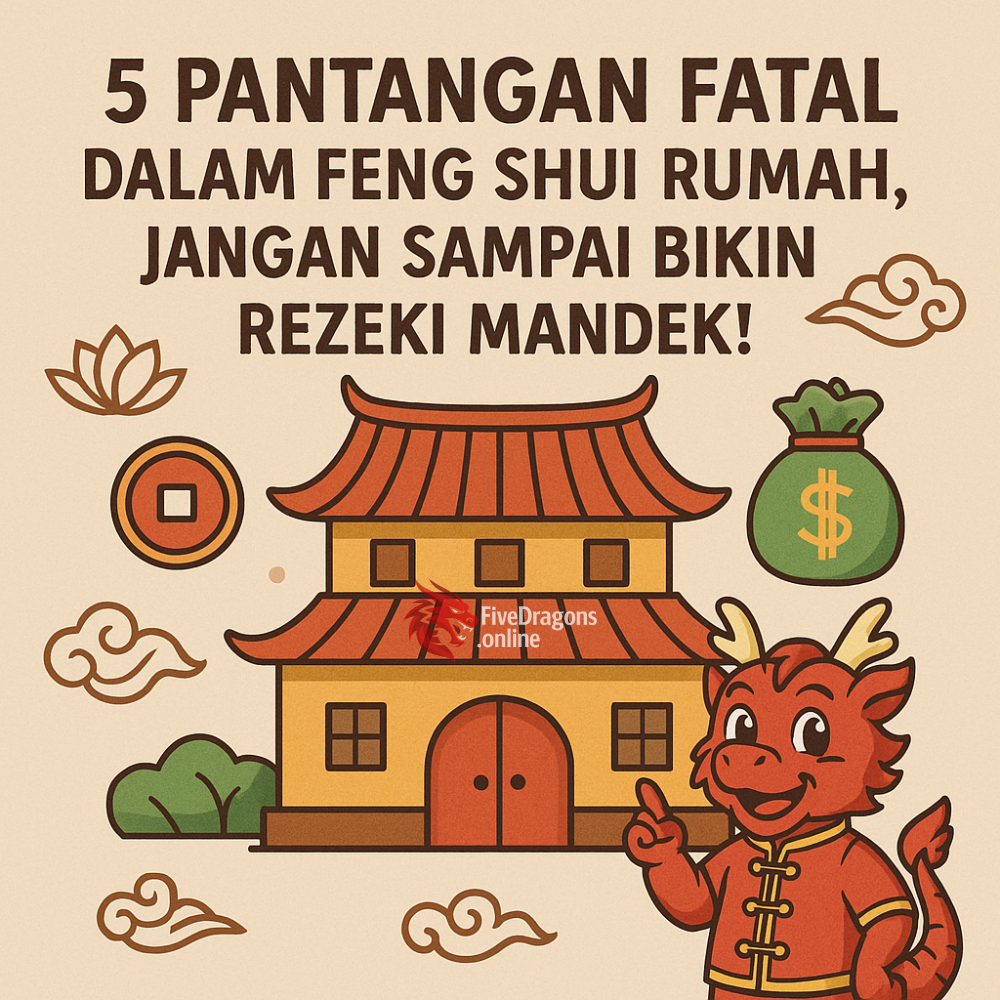 5 Pantangan Fatal dalam Feng Shui Rumah, Jangan Sampai Bikin Rezeki Mandek! - FiveDragons.online